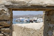 Greece Stock Photography. A view to Little Venice of Mykonos. Mykonos Island, Cyclades Islands, Greece, Europe.